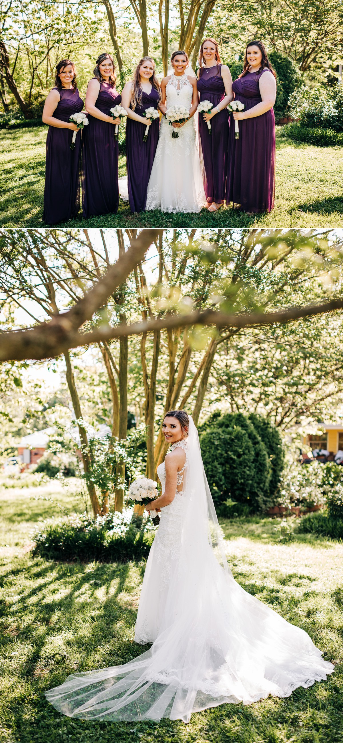 Harmony Wedding Photographer, Wedding at 1812 Hitching Post in Harmony NC, Backyard Eclectic Wedding